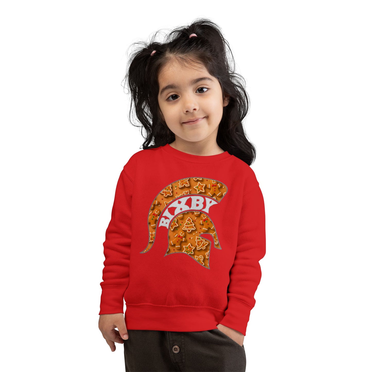 Bixby Spartan Gingerbread Toddler Rabbit Skins Sweatshirt