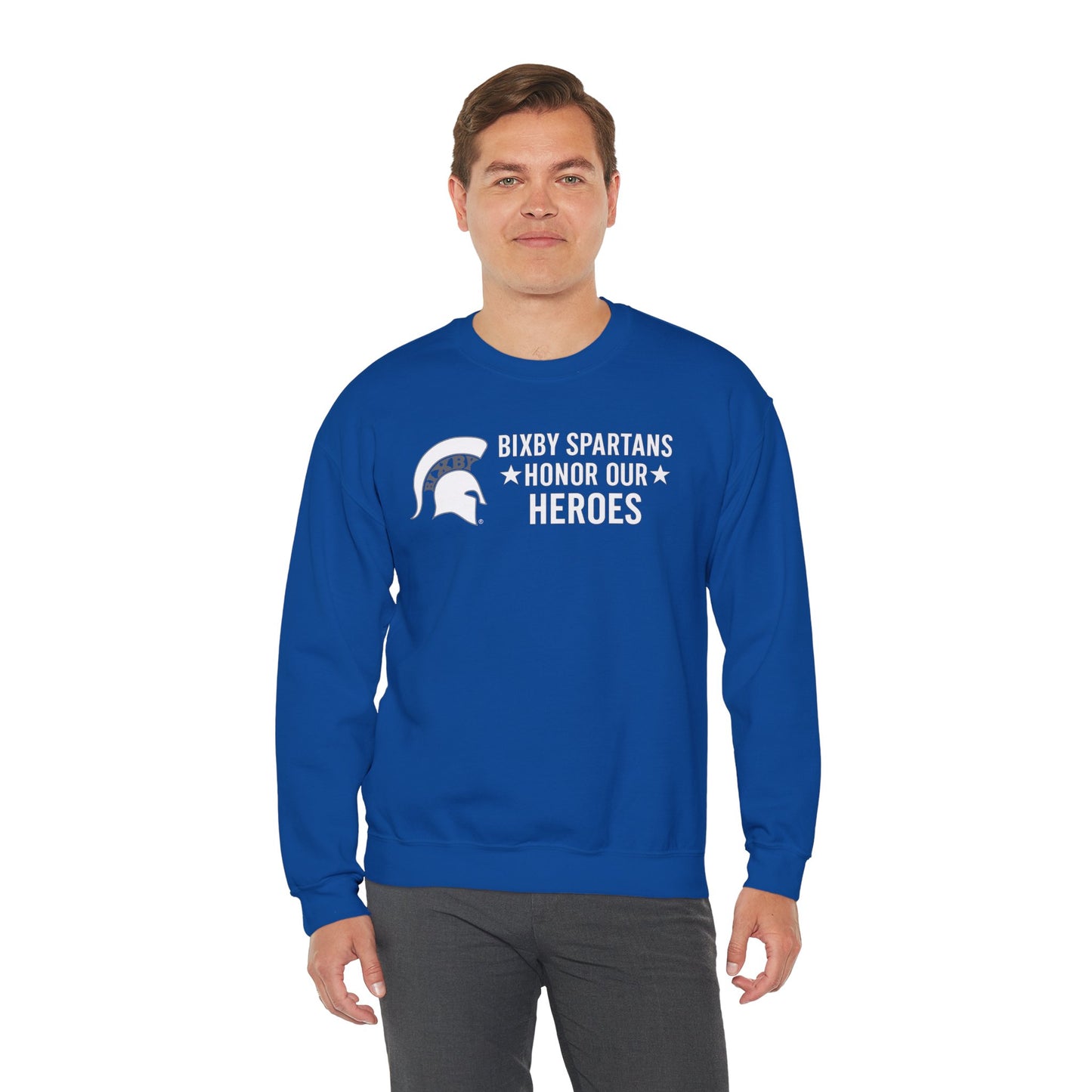 Spartans Honor Our Heroes Military Appreciation Gildan Sweatshirt