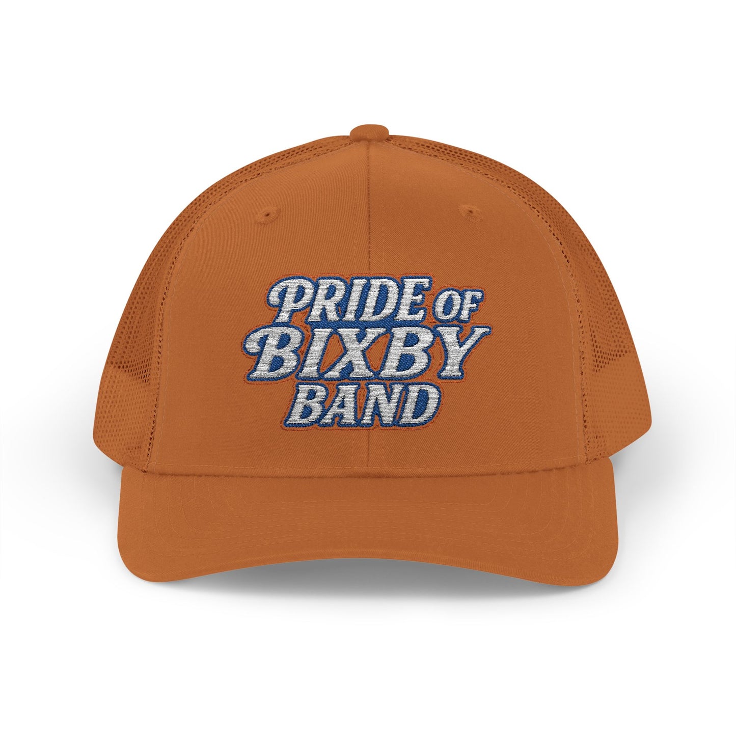 Pride of Bixby Band Embroidered Trucker Snapback
