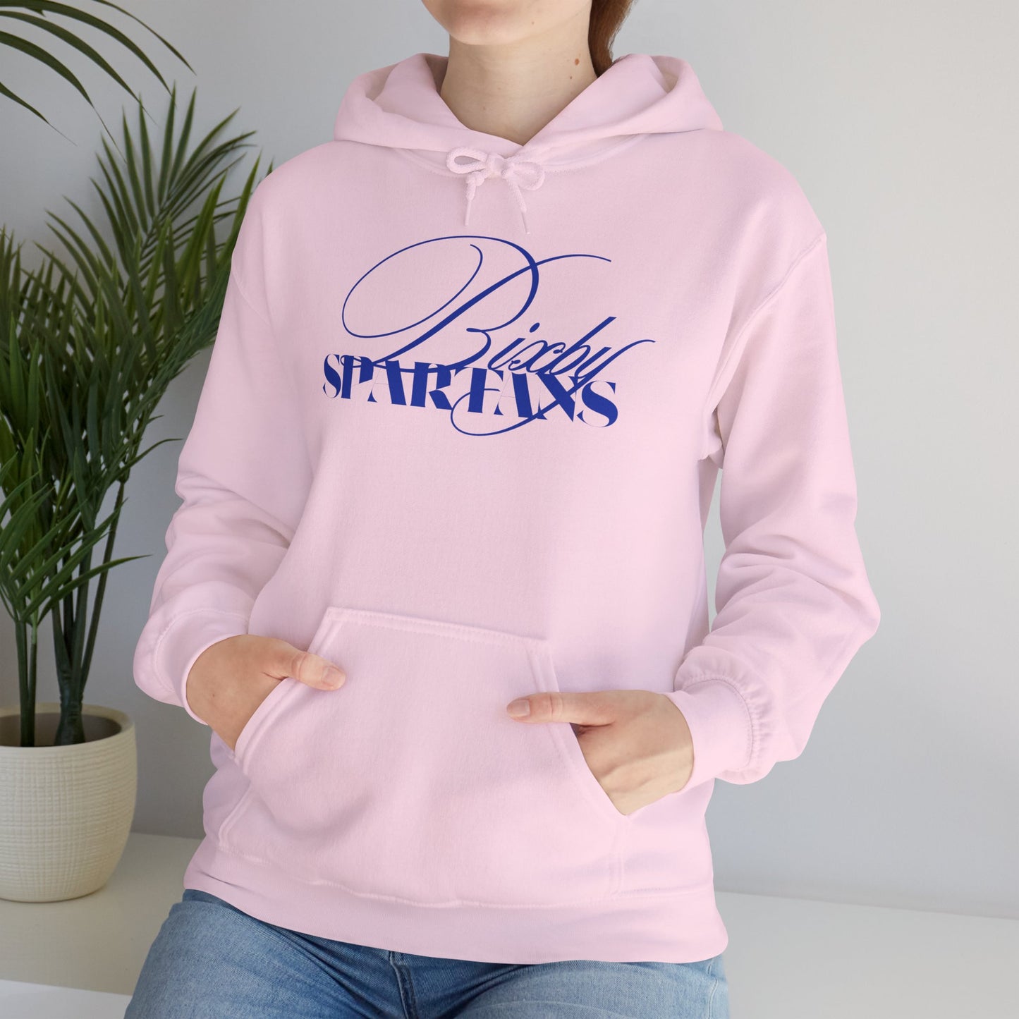 Bixby Spartans Cursive Gildan Hoodie