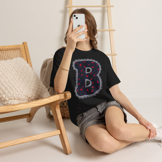 Bixby Spartans Leopard Print "B Tee