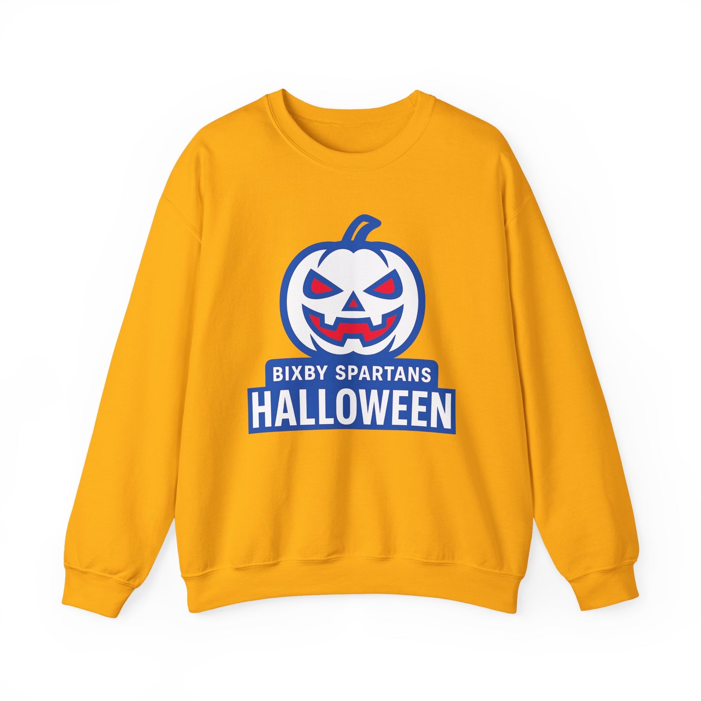 Bixby Spartans Halloween Gildan Sweatshirt