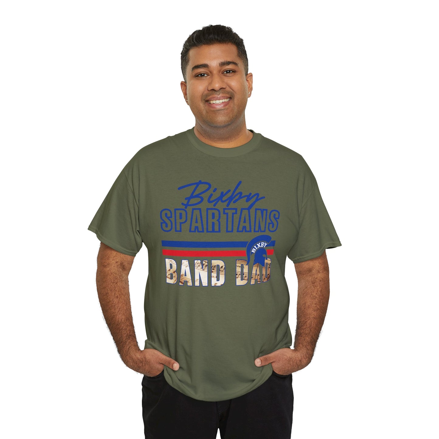 Bixby Spartans Band Dad Gildan Tee