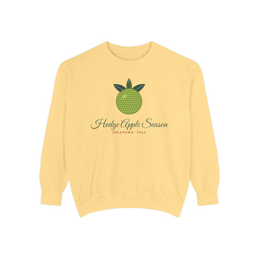 Hedge Apple Season Oklahoma Crewneck Sweatshirt | Comfort Colors