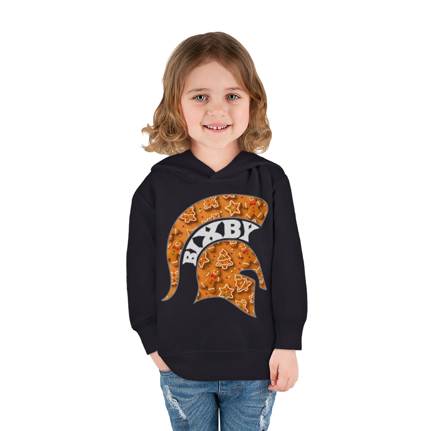 Bixby Spartans Gingerbread Toddler Rabbit Skins Sweatshirt
