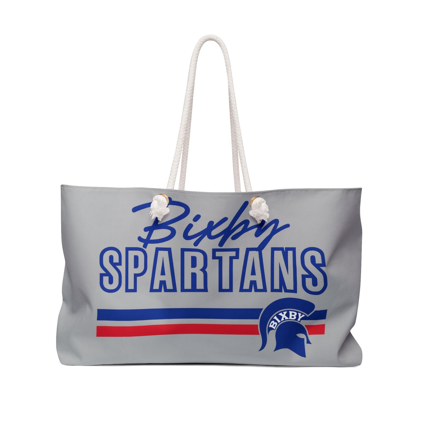 Bixby Spartans Grey Weekender Bag