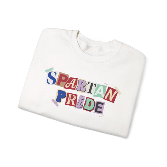 Spartan Pride Scrapbook Design with Sleeve Print