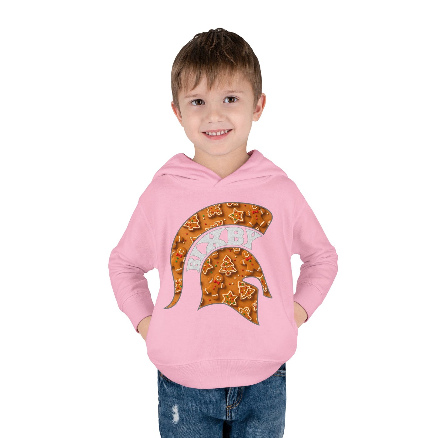 Bixby Spartans Gingerbread Toddler Rabbit Skins Sweatshirt