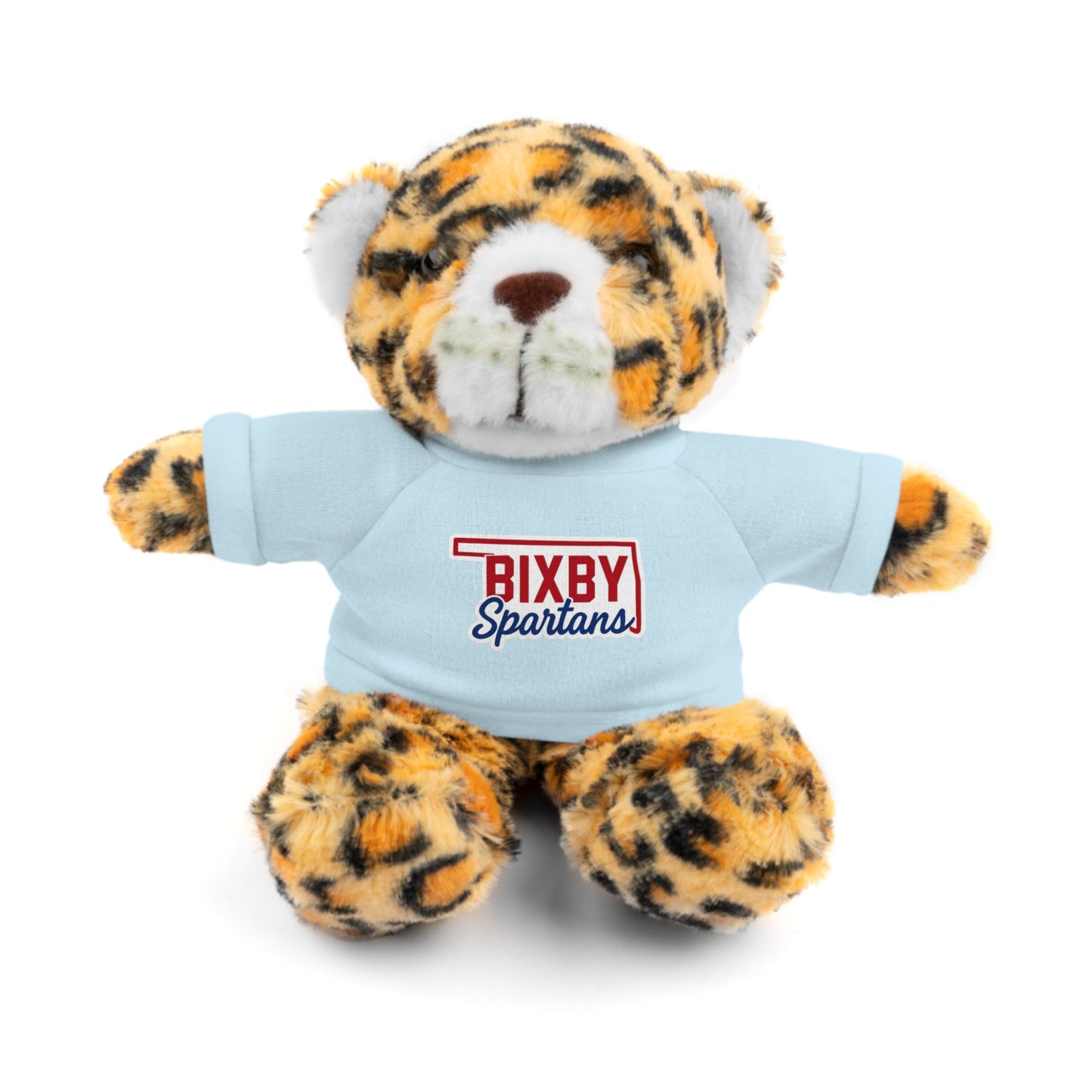 Bixby Oklahoma Spartan Stuffed Animal Logo