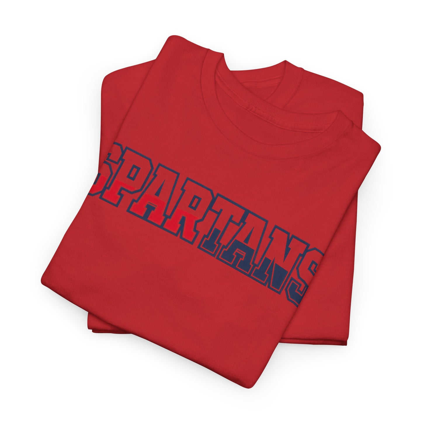 Spartans Athletic Letter Chest and Left Sleeve Gildan Tee