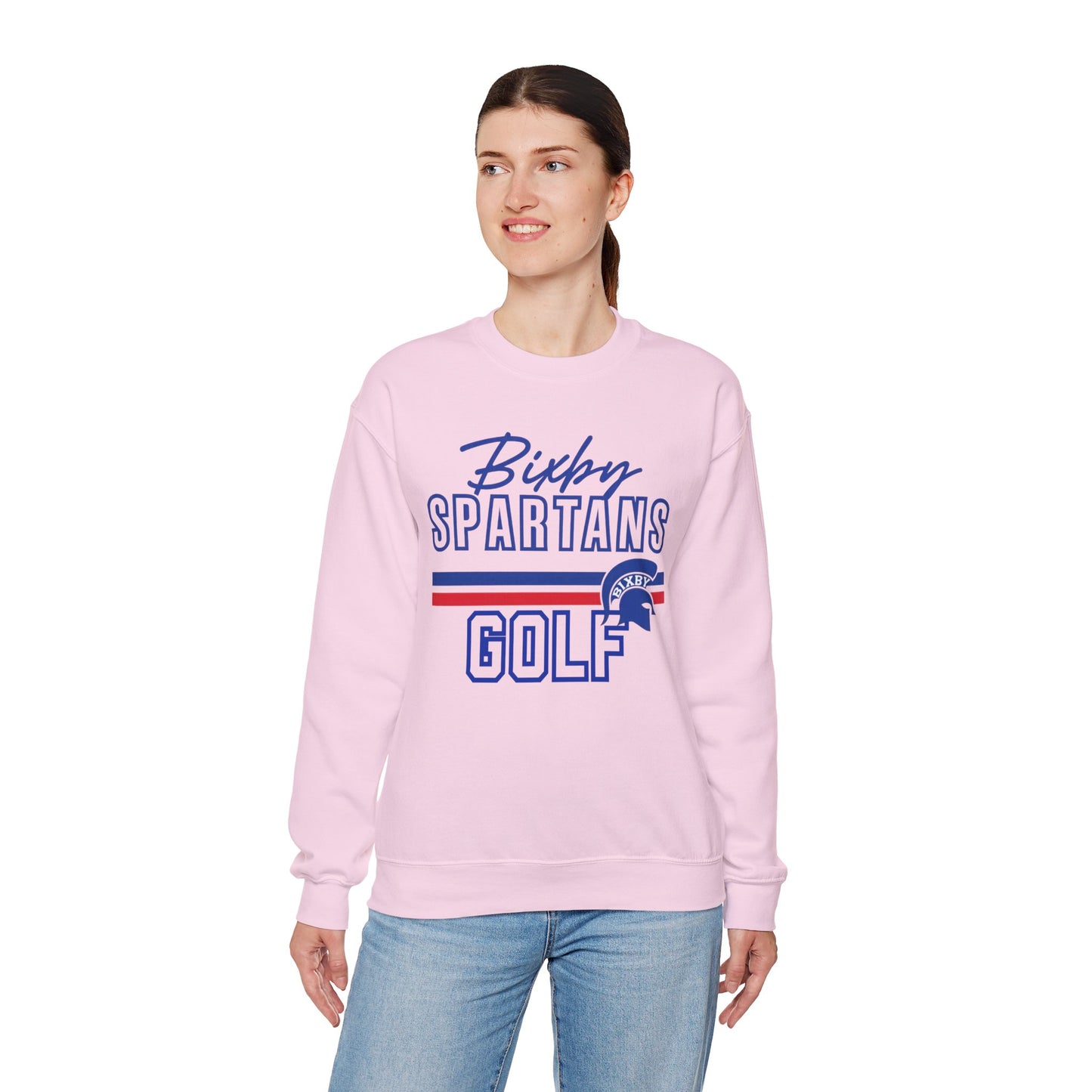 Bixby Spartans Golf Gildan Sweatshirt