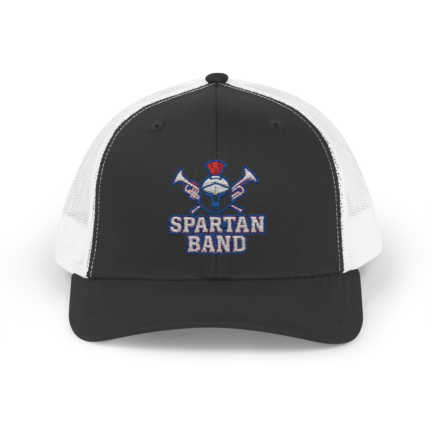 Spartan Band Embroidered Trucker Snapback