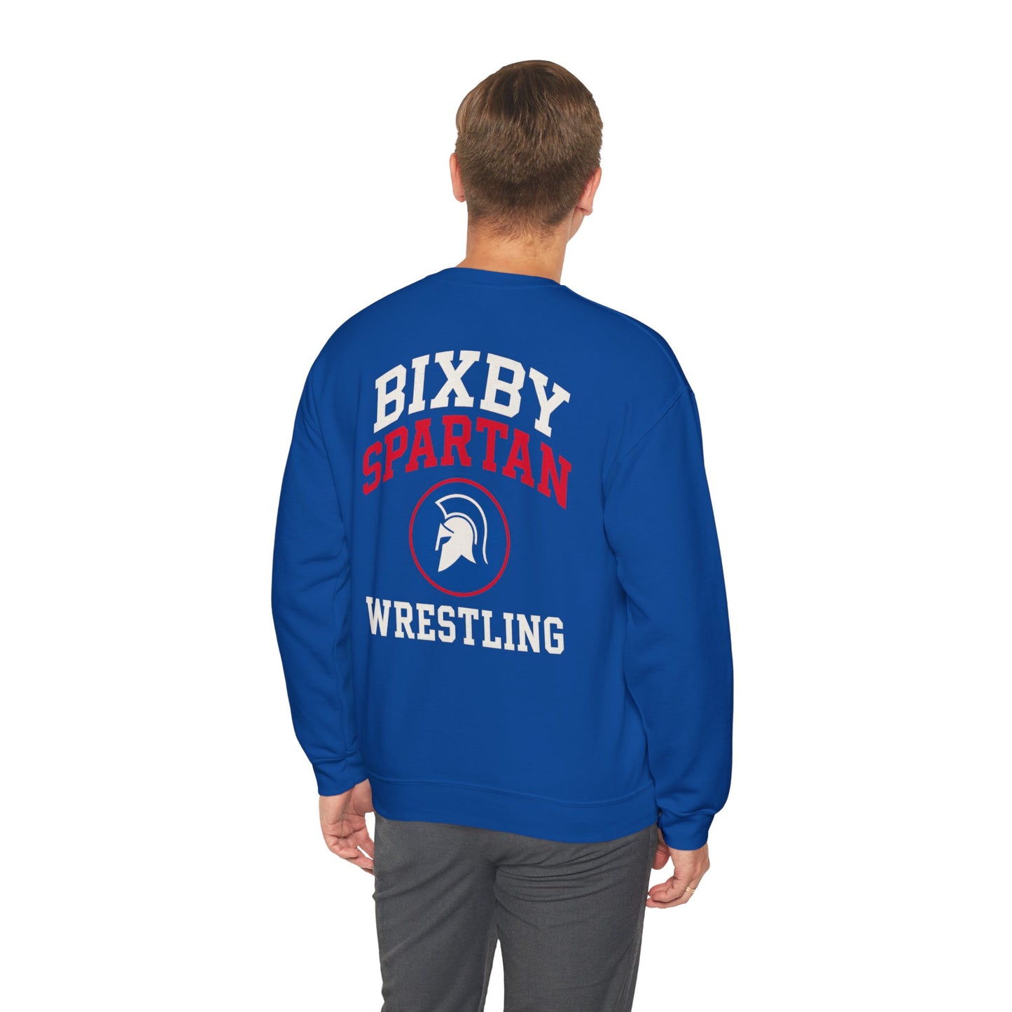 Bixby Spartan Wrestling Gildan Sweatshirt
