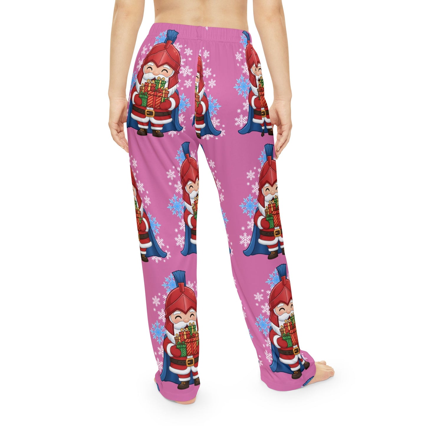 Spartan Santa Women's Pink Pajama Bottoms