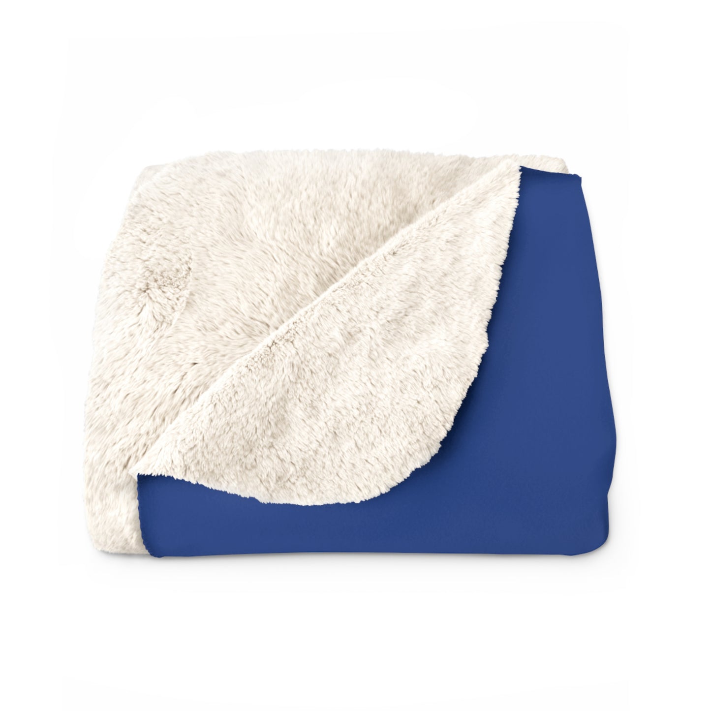 Spartan White Logo Comfy Sherpa Fleece Blanket