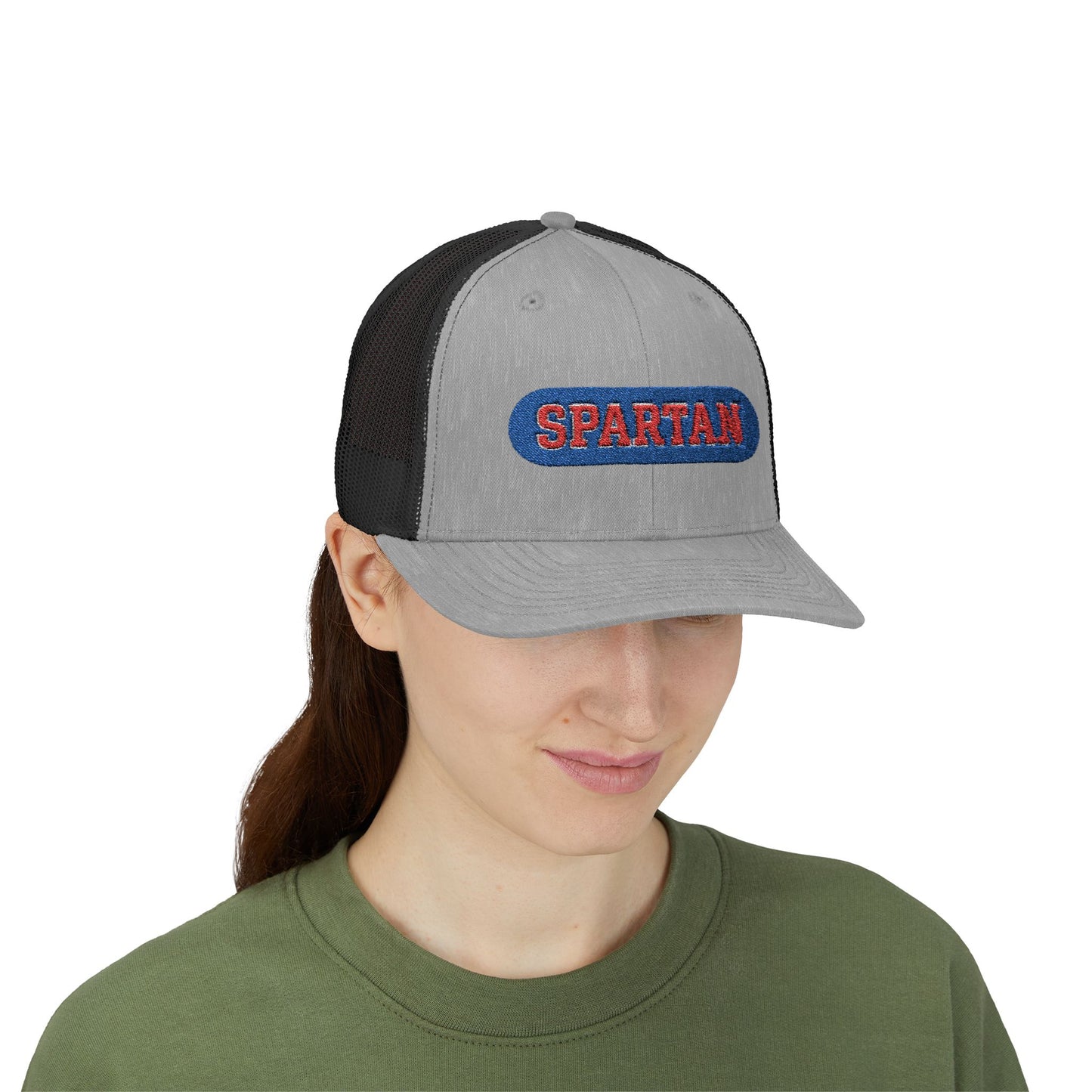 Spartan Bold Embroidered Trucker Snapback