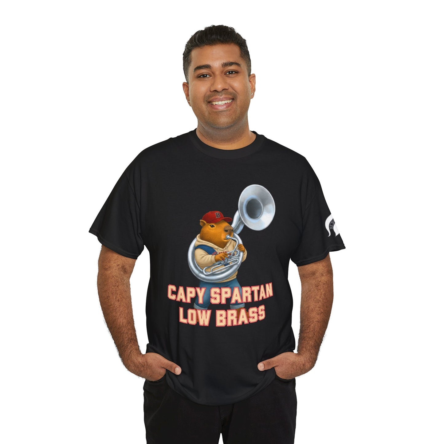 Capy Spartan Low Brass Gildan Tee