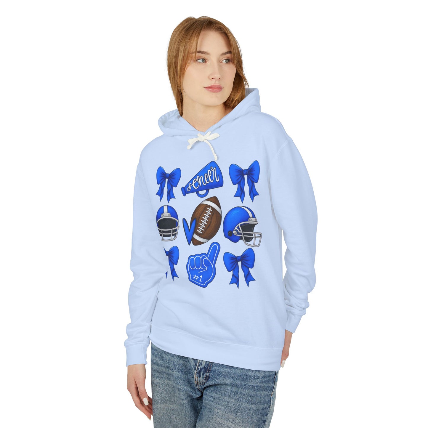 Bixby Spartan Cheer & Football Comfort Colors Hoodie