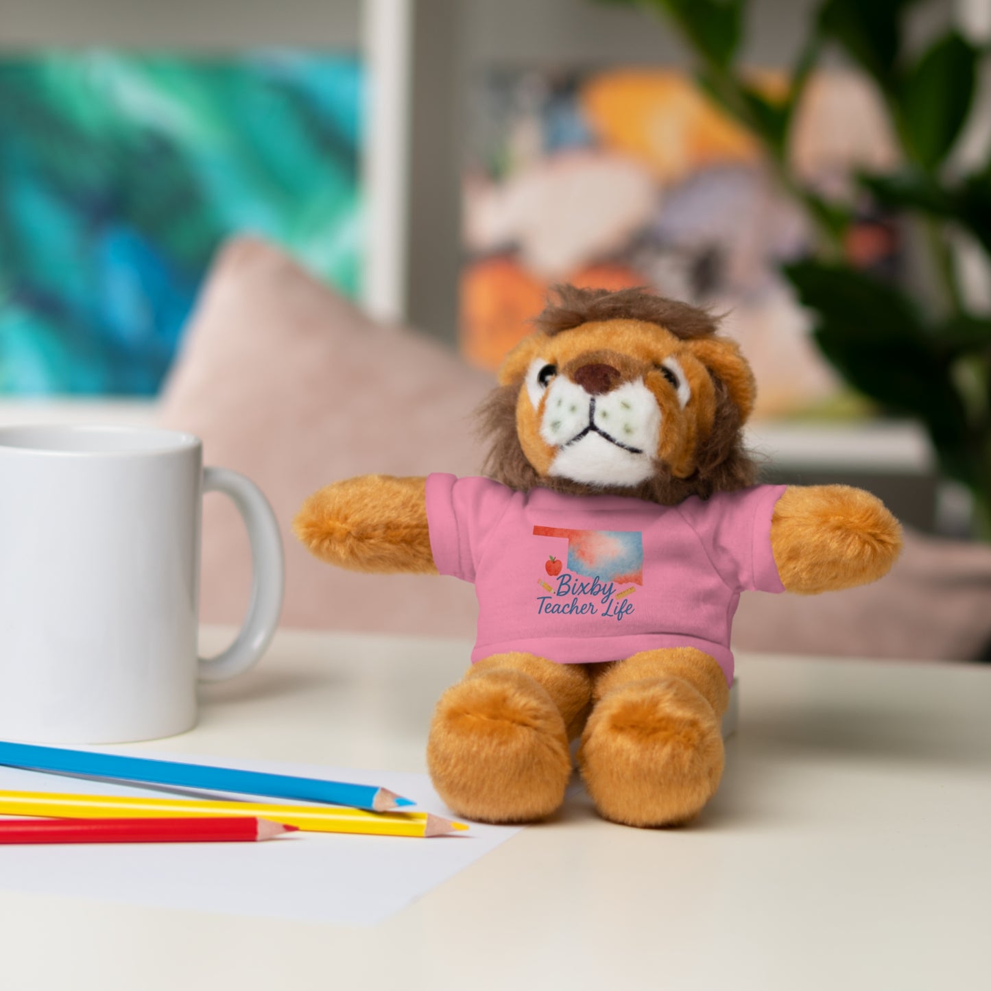Bixby Oklahoma Teacher Life Stuffed Animal