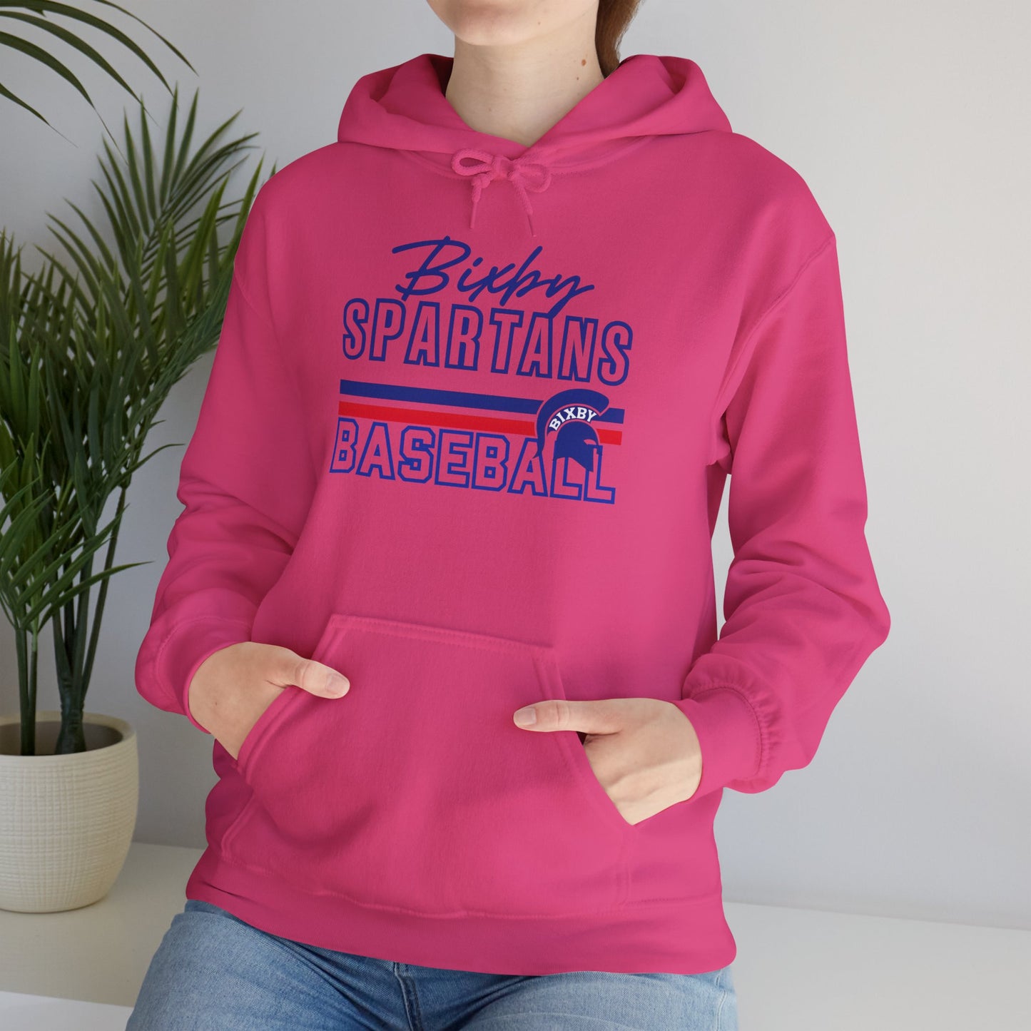 Bixby Spartans Baseball Gildan Hoodie