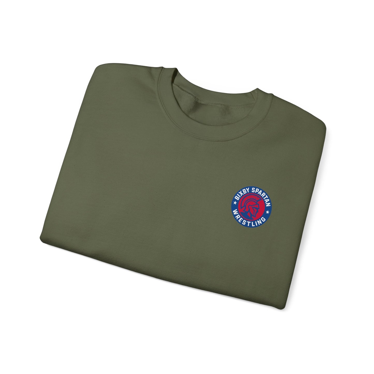 Bixby Spartan Wrestling Gildan Sweatshirt