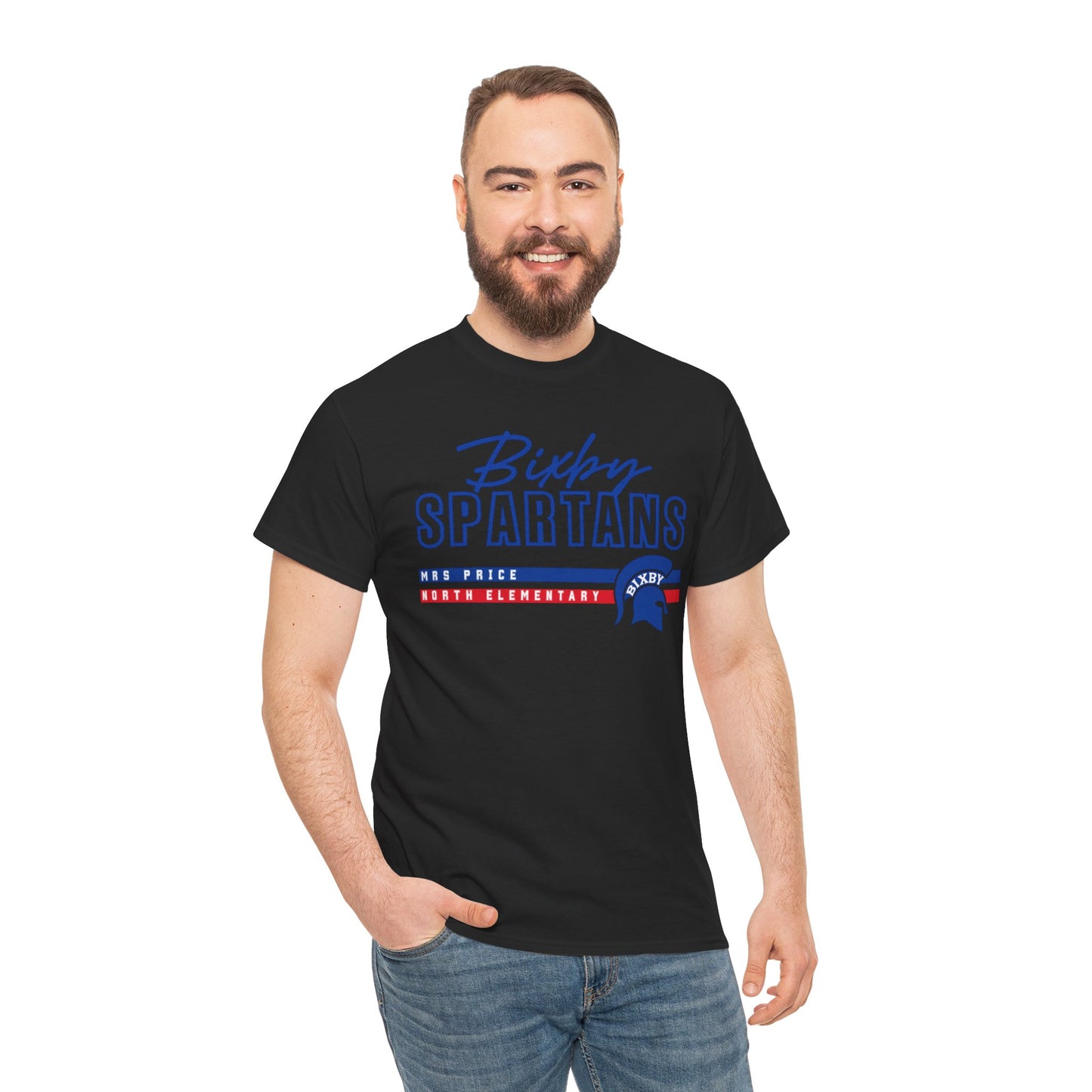 Bixby Spartans Personalized Educator Tee
