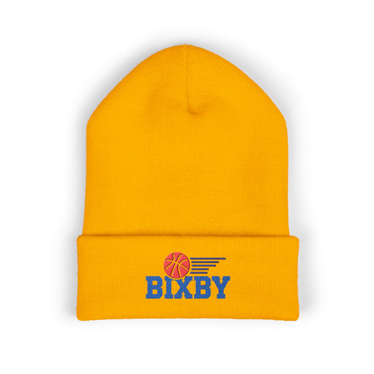 Bixby Spartan Basketball Embroidered Beanie