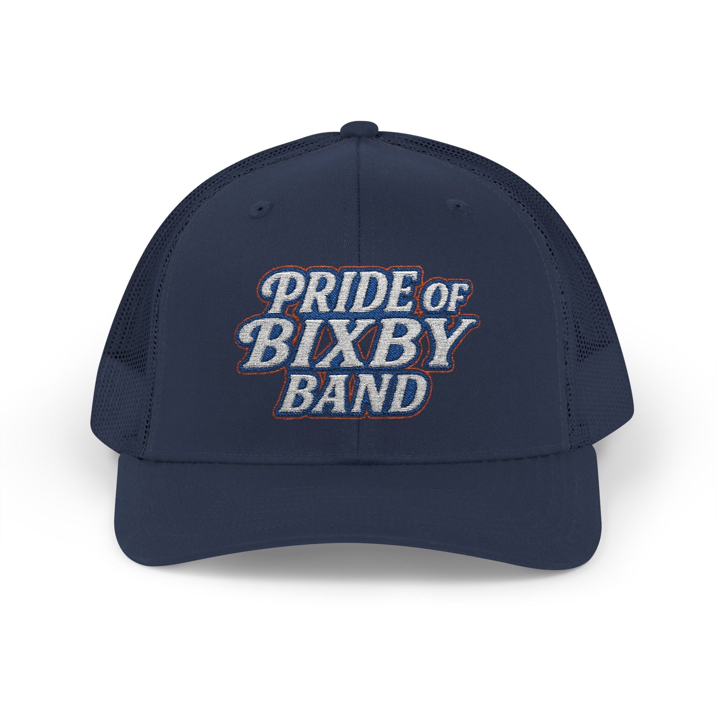 Pride of Bixby Band Embroidered Trucker Snapback