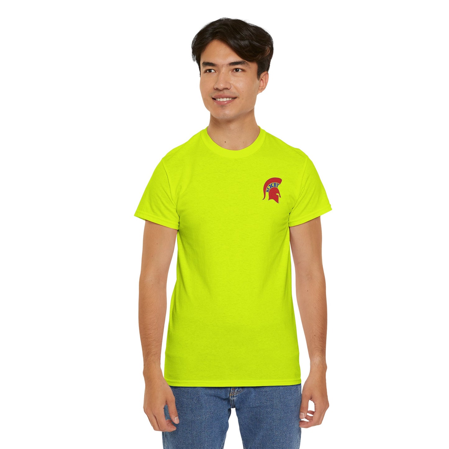 Spartan Red Logo Gildan Tee