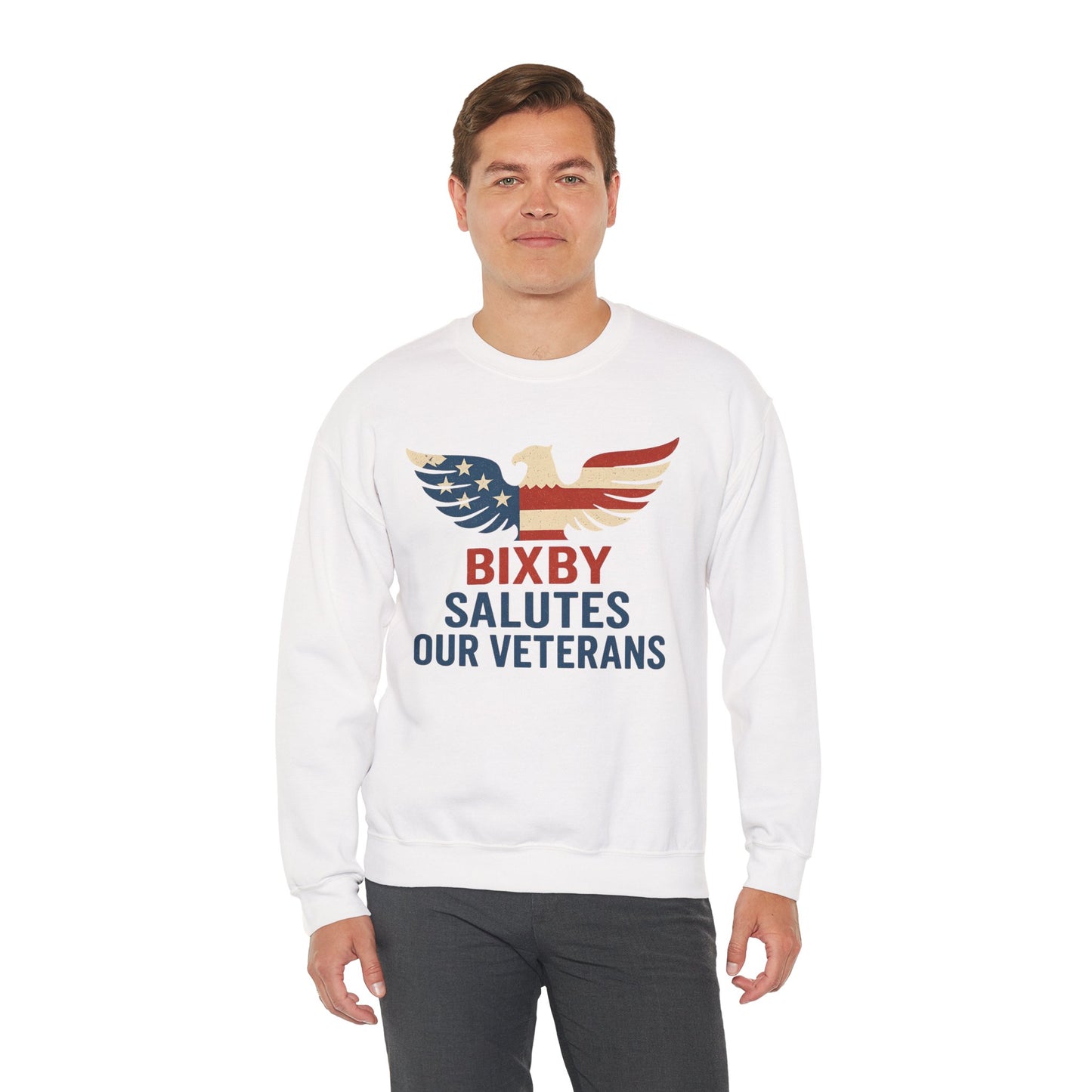 Bixby Salutes Our Veterans Gildan Sweatshirt