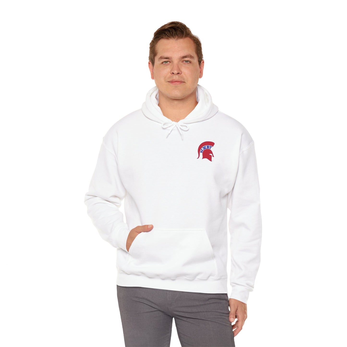 Bixby Spartans Band Dad Gildan Hoodie