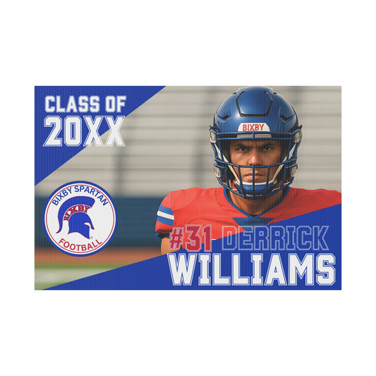 Bixby Spartan Football Yard Sign