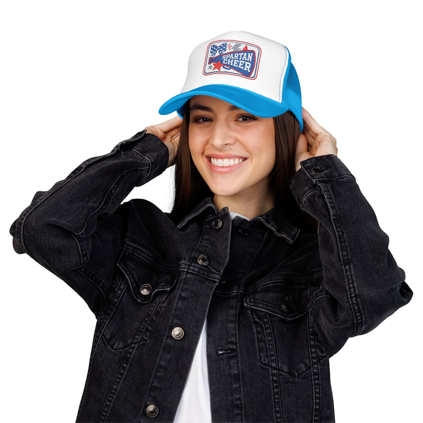 Spartan Cheer Embroidered Foam Trucker Hat