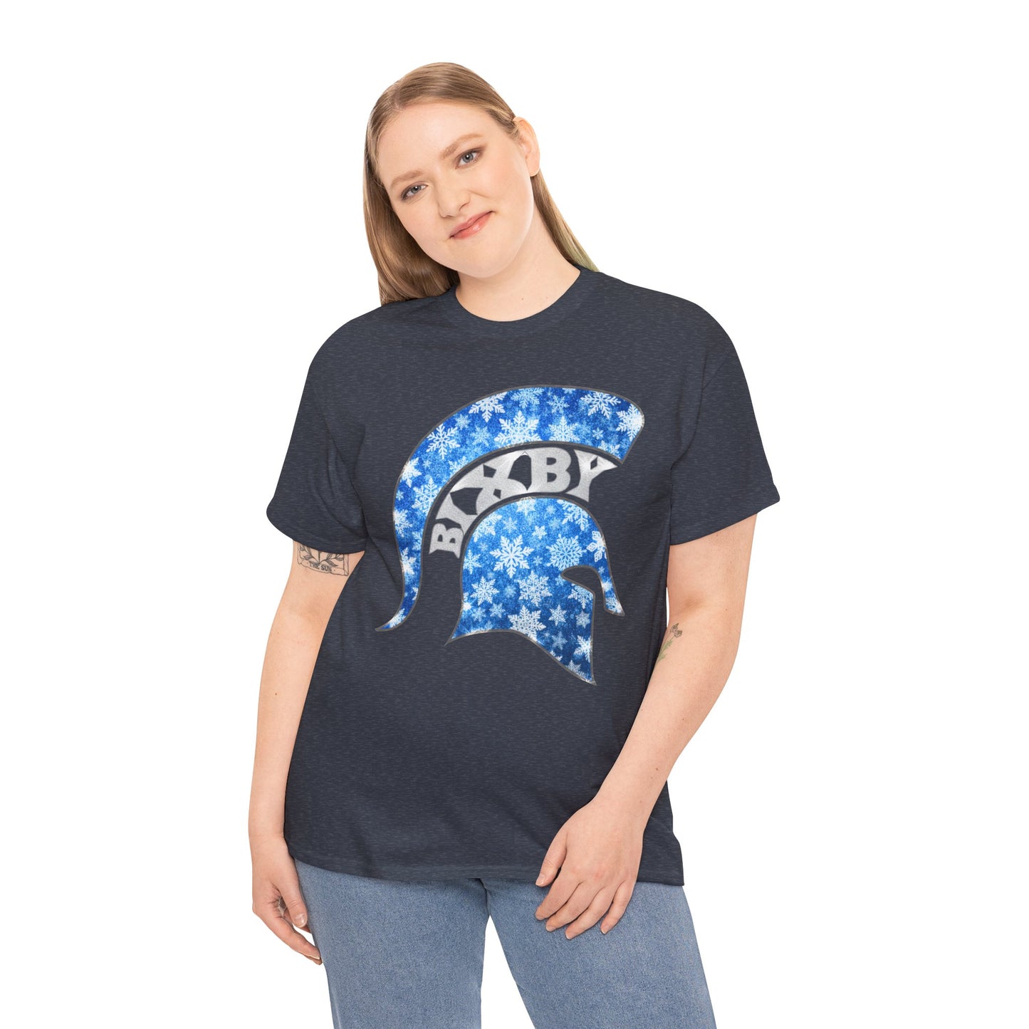 Bixby Spartan Winterfrost Gildan Tee