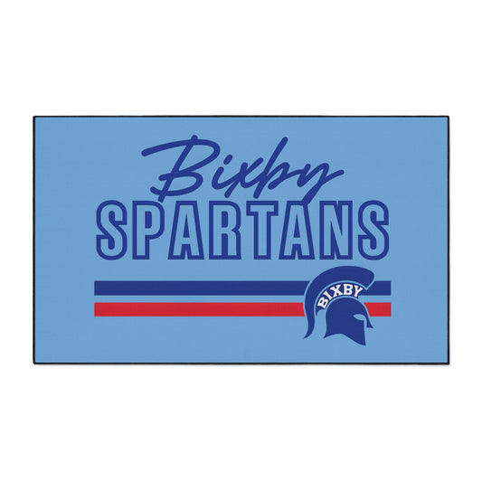 Bixby Spartans Heavy Duty Rubber Backed Floor Mat