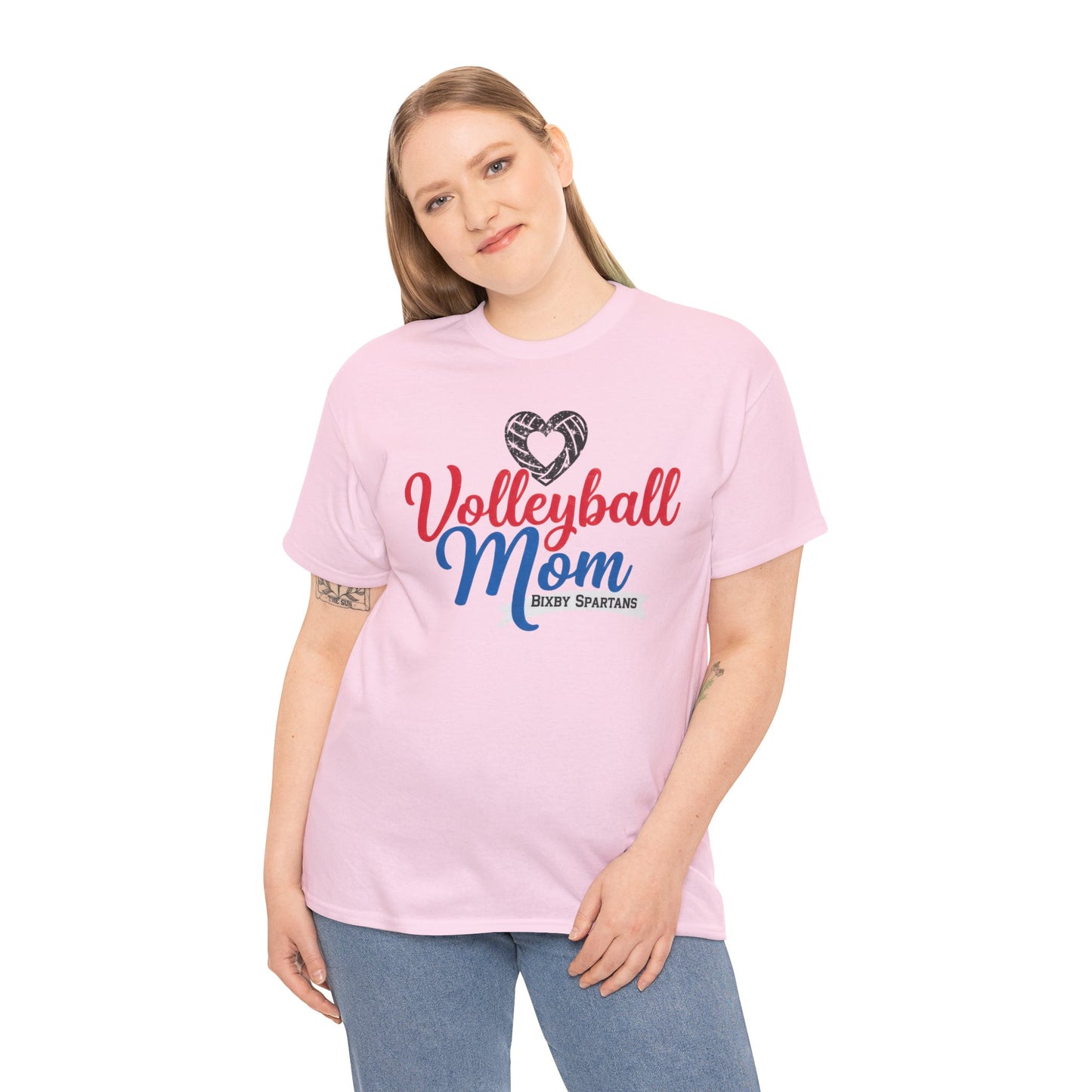 Bixby Spartan Volleyball Mom Tee