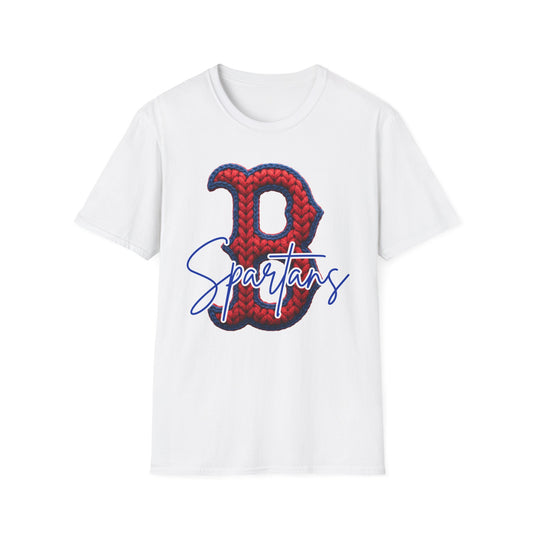 Spartans Script 'B' Logo Softsyle Tee