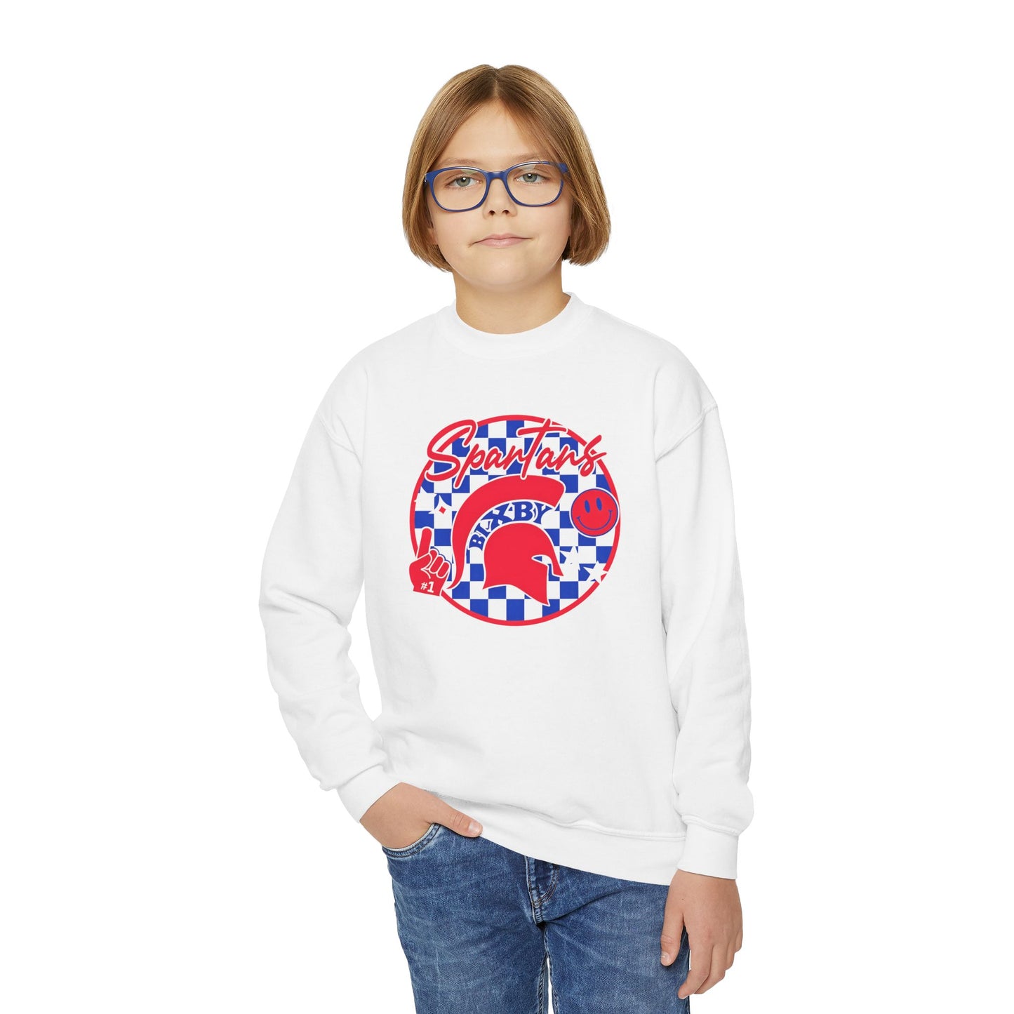 Bixby Spartan Youth Gildan Sweatshirt