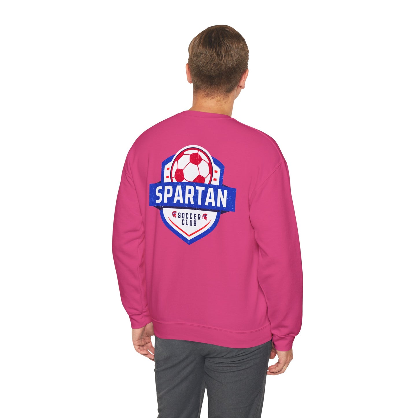 Spartan Soccer Club Distressed Crest Gildan Sweatshirt