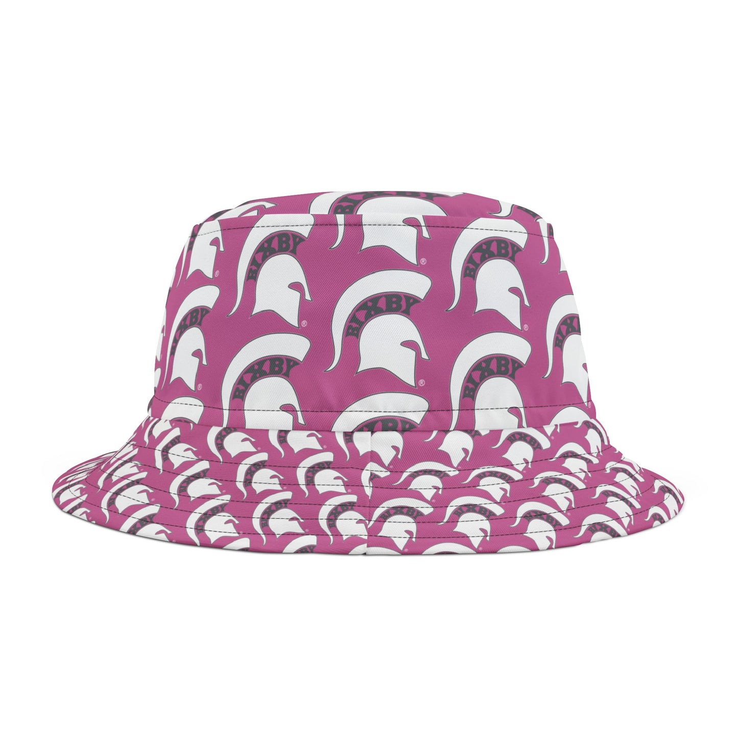 Spartan White Logo Bucket Hat
