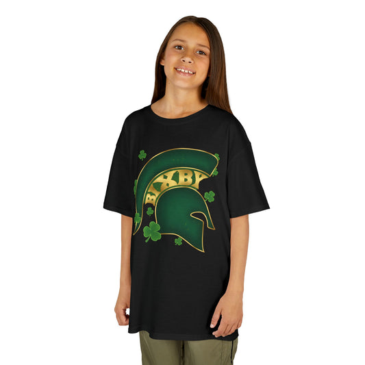 St. Patty's Good Luck Spartan Helmet Youth Tee
