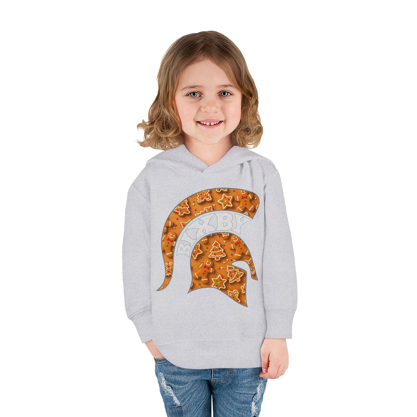 Bixby Spartans Gingerbread Toddler Rabbit Skins Sweatshirt