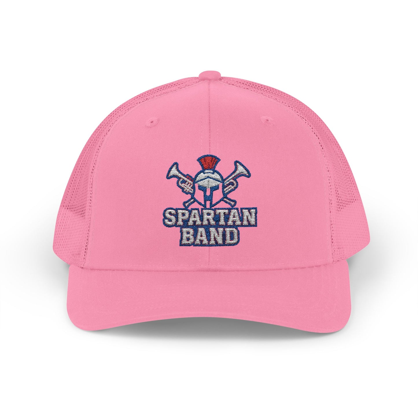 Spartan Band Embroidered Trucker Snapback