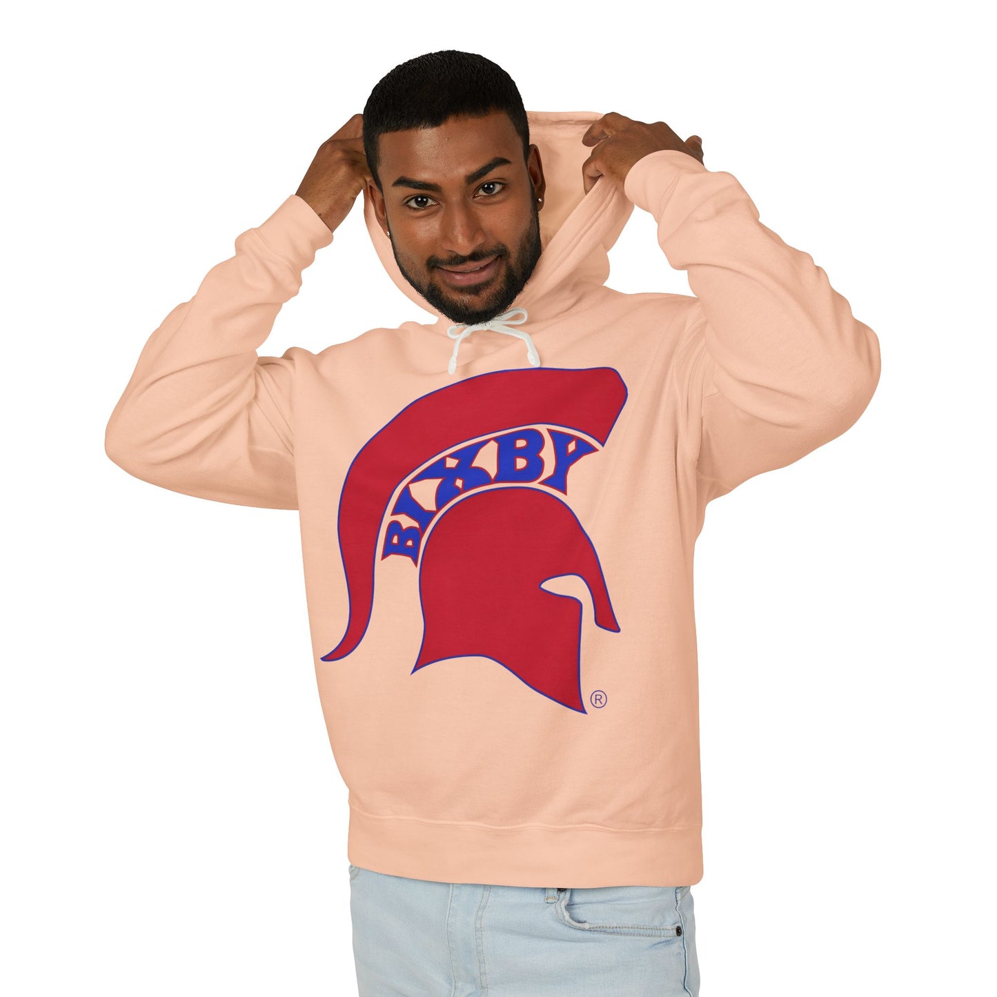 Bixby Spartan Red Logo Comfort Colors Hoodie
