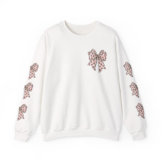 Spartan Bow Pattern Gildan Sweatshirt with Sleeve Print