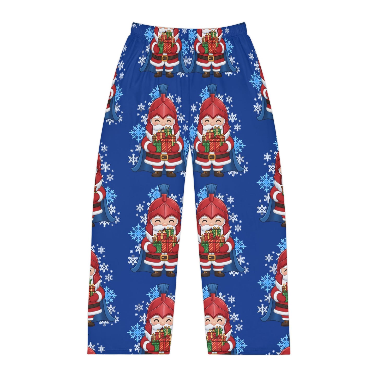 Spartan Santa Blue Men's Pajama Bottoms