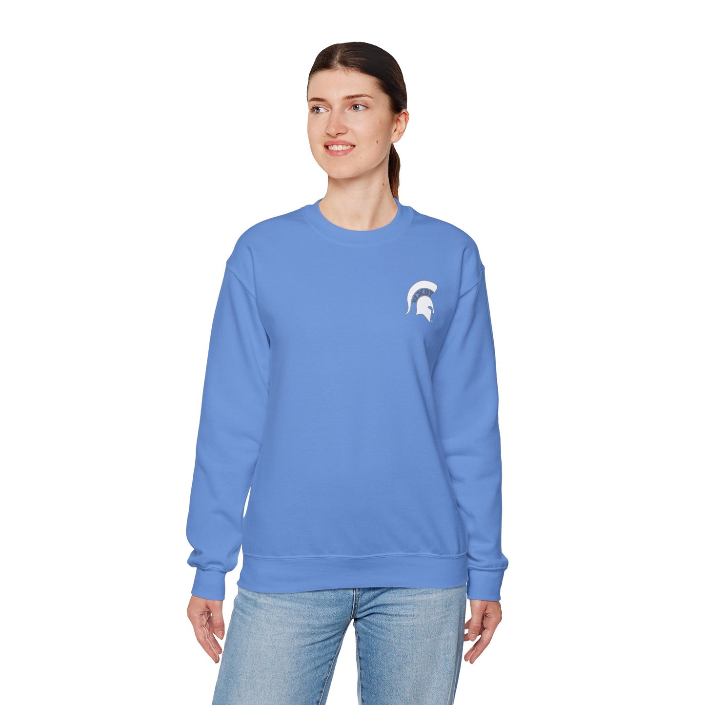Spartan White Logo Gildan Sweatshirt