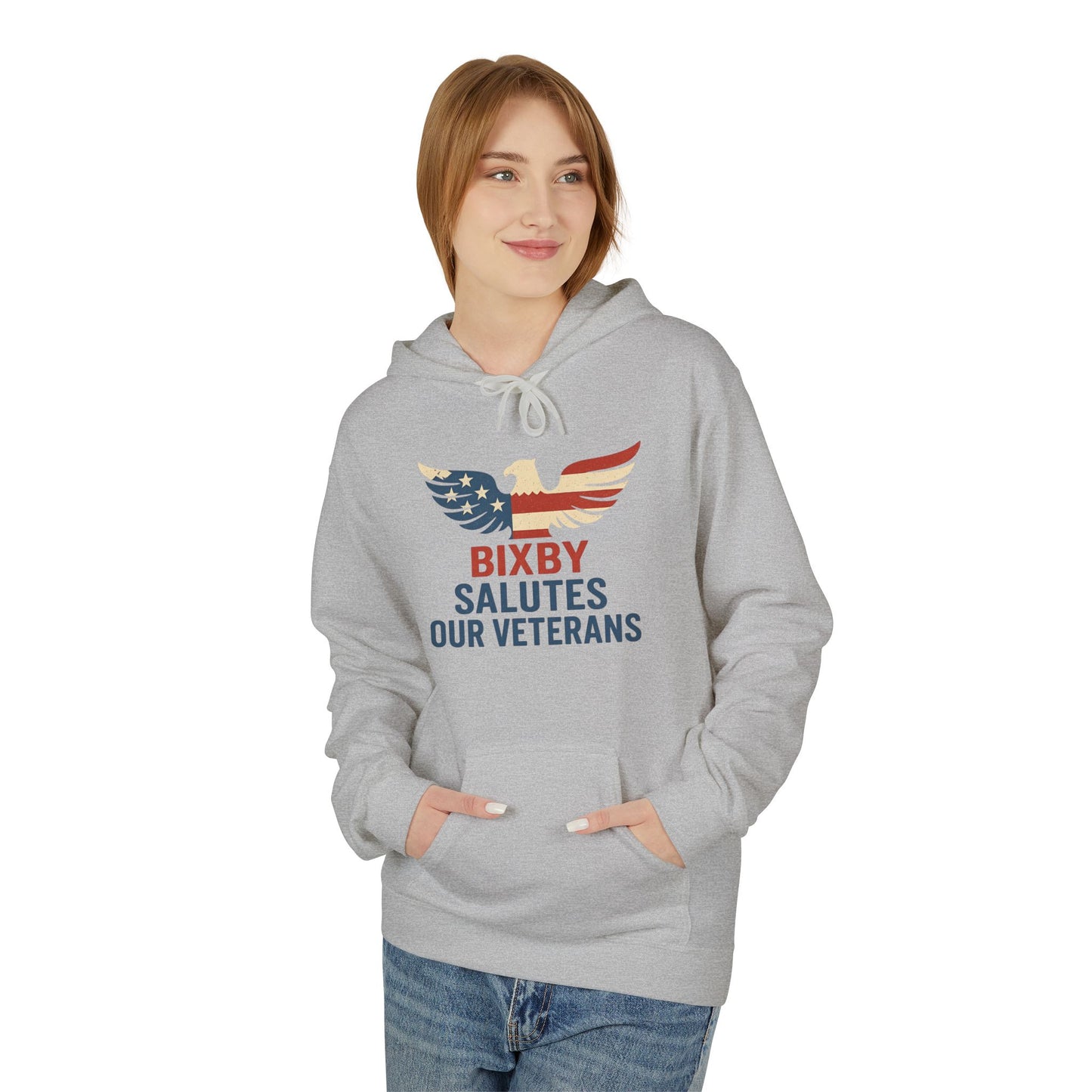 Bixby Salutes Our Veterans Gildan Hoodie