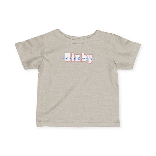 Bixby Spartans Cursive Infant Rabbit Skins Tee