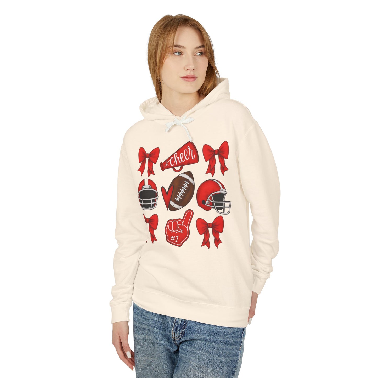 Spartan Cheer & Football Comfort Colors Hoodie